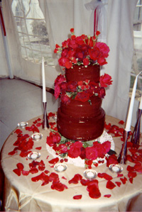 Chocolate Ganache Wedding Cake